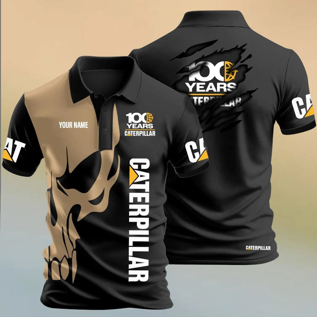 Personalized CAT Limited Edition 3D Polo Shirts
