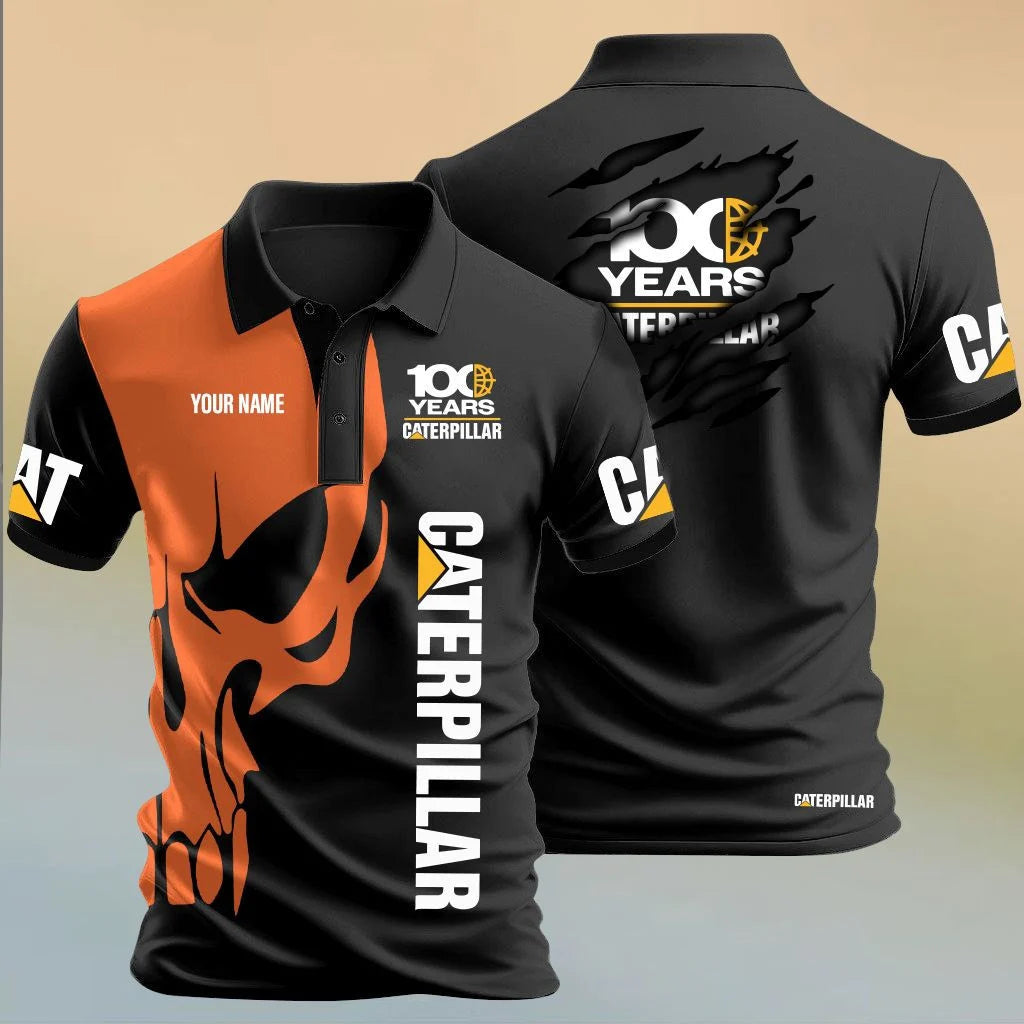 Personalized CAT Limited Edition 3D Polo Shirts