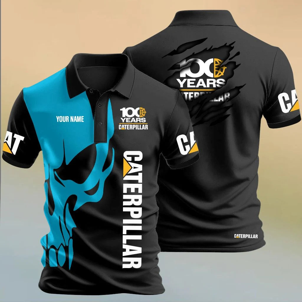 Personalized CAT Limited Edition 3D Polo Shirts