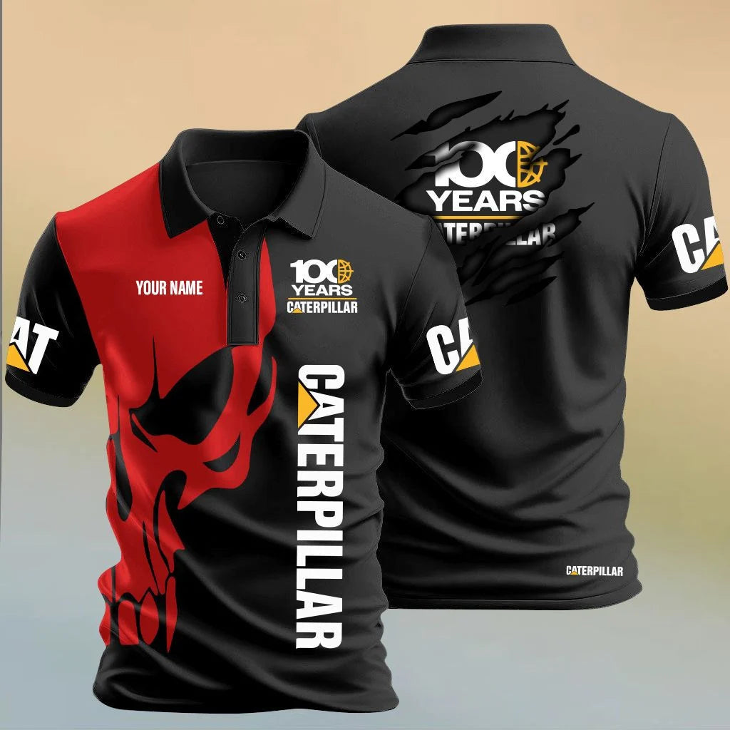 Personalized CAT Limited Edition 3D Polo Shirts