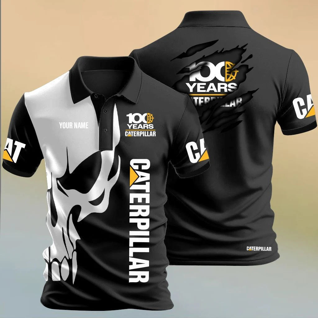Personalized CAT Limited Edition 3D Polo Shirts