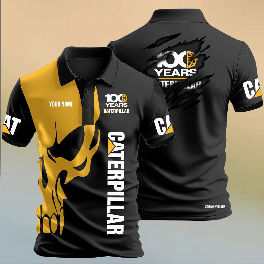 Personalized CAT Limited Edition 3D Polo Shirts