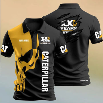 Personalized CAT Limited Edition 3D Polo Shirts