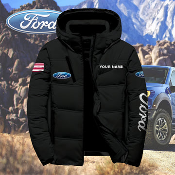 Personalized FD Down Jacket with Zipper QUY5570