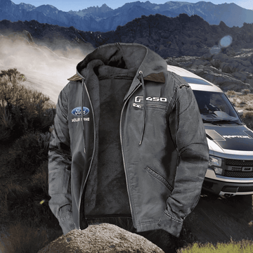 Personalized FD F-450 Left Chest Zipper Pocket Jacket