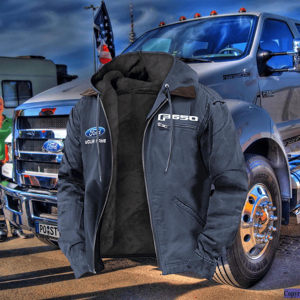 Personalized FD F-650 Left Chest Zipper Pocket Jacket