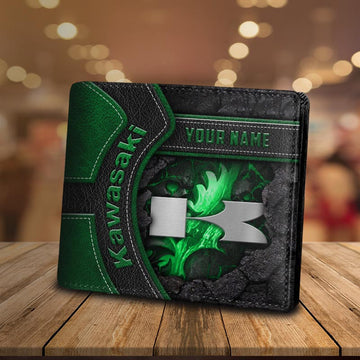 Custom Name KAWA DMHD1024 3D Printed Wallet Multicolor YVT0552