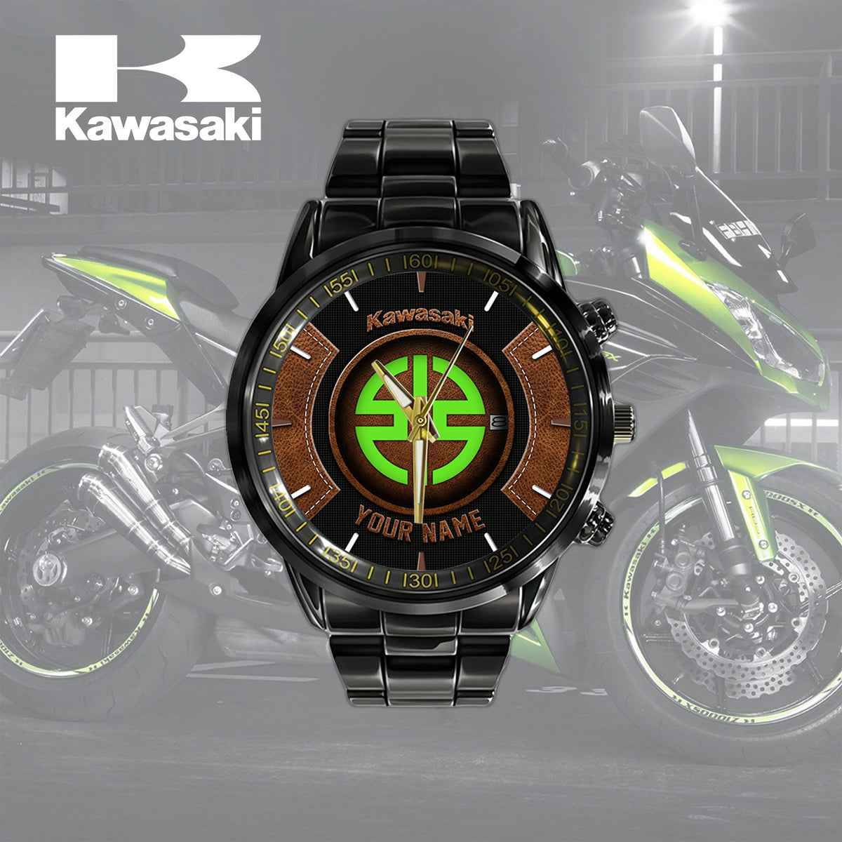 KAWA New Personalized Black Hand Watch for fan-Limited Edition YVT0423