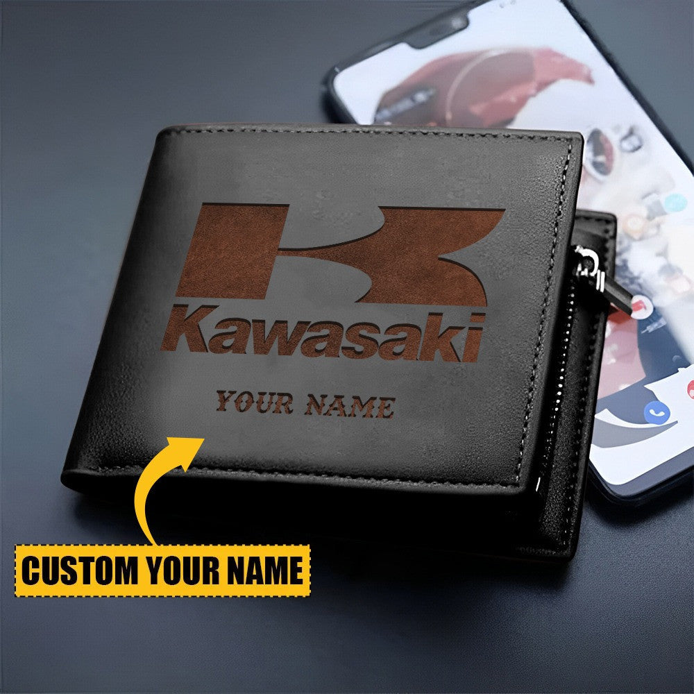 Kawa Personalized Leather Wallet For Fans – Limited Edition CR020506