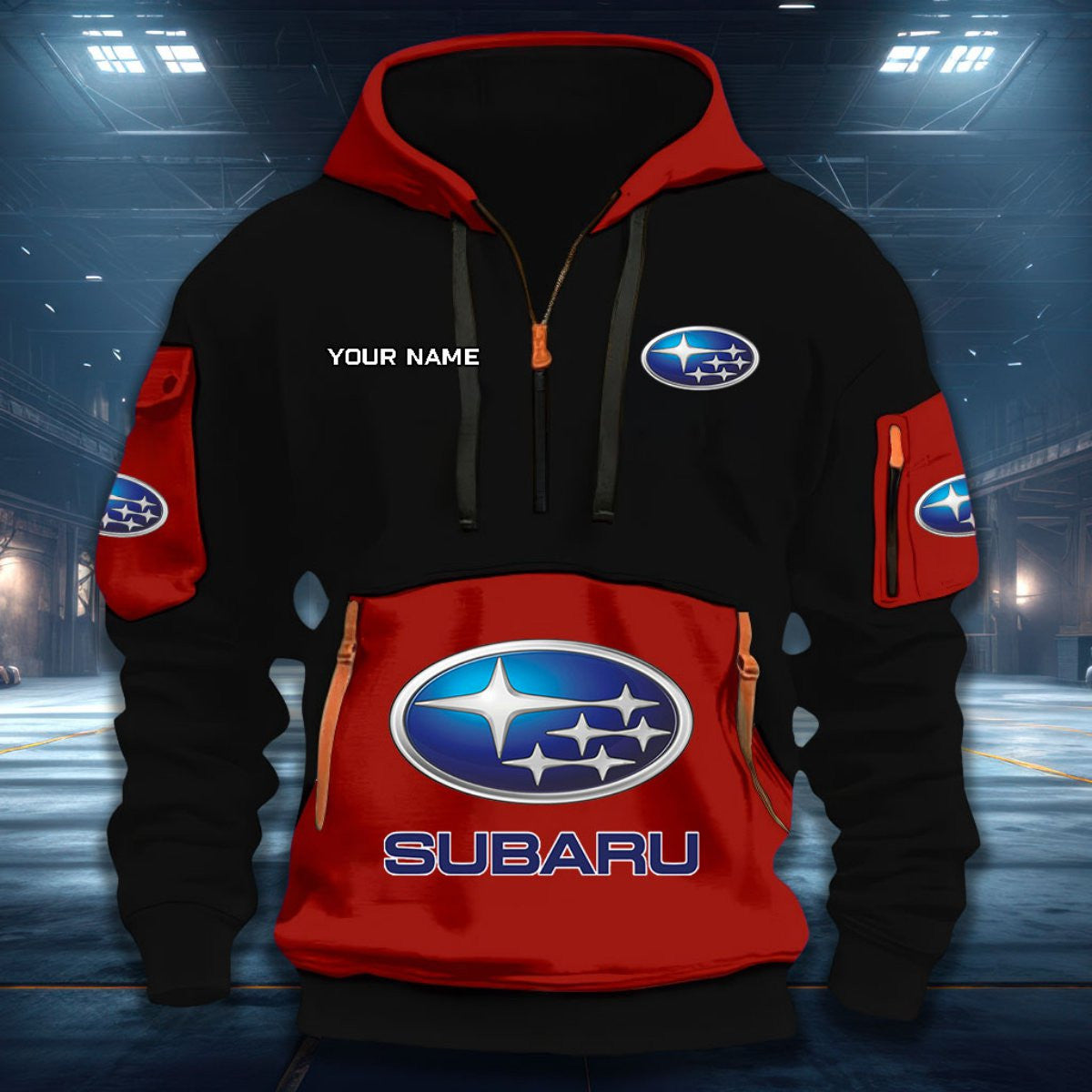 SBR DDQHZH20092 Quarter Zip Hoodie