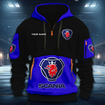 Custom Name SCN Quarter Zip Hoodie