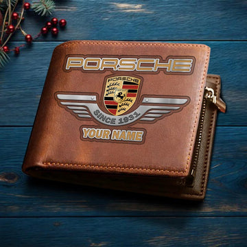 Custom Name PS DMHD1609 2D Leather Wallet