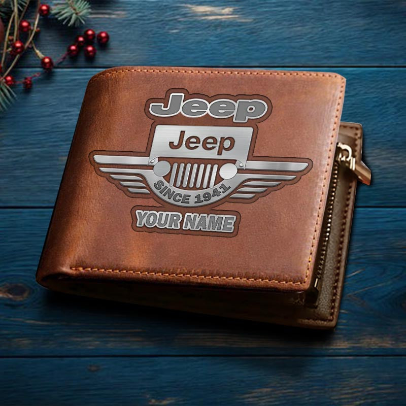Custom Name JP  DMHD1588 2D Leather Wallet