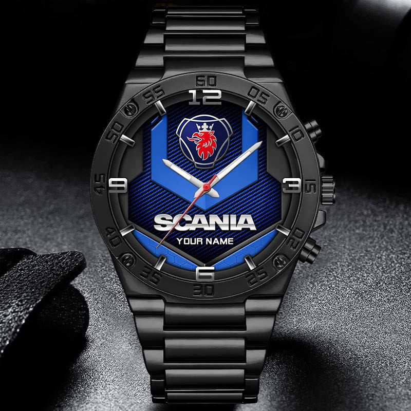 Custom Name SCN Multicolor Steel Watch