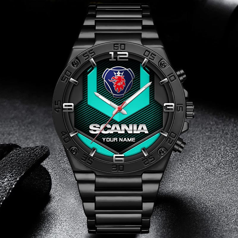 Custom Name SCN Multicolor Steel Watch