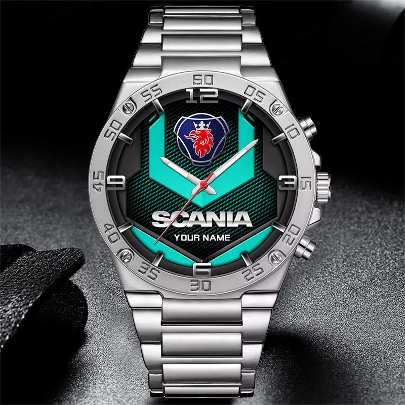 Custom Name SCN Multicolor Steel Watch