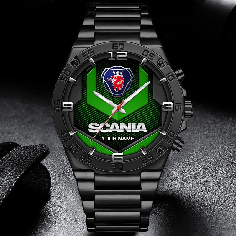 Custom Name SCN Multicolor Steel Watch