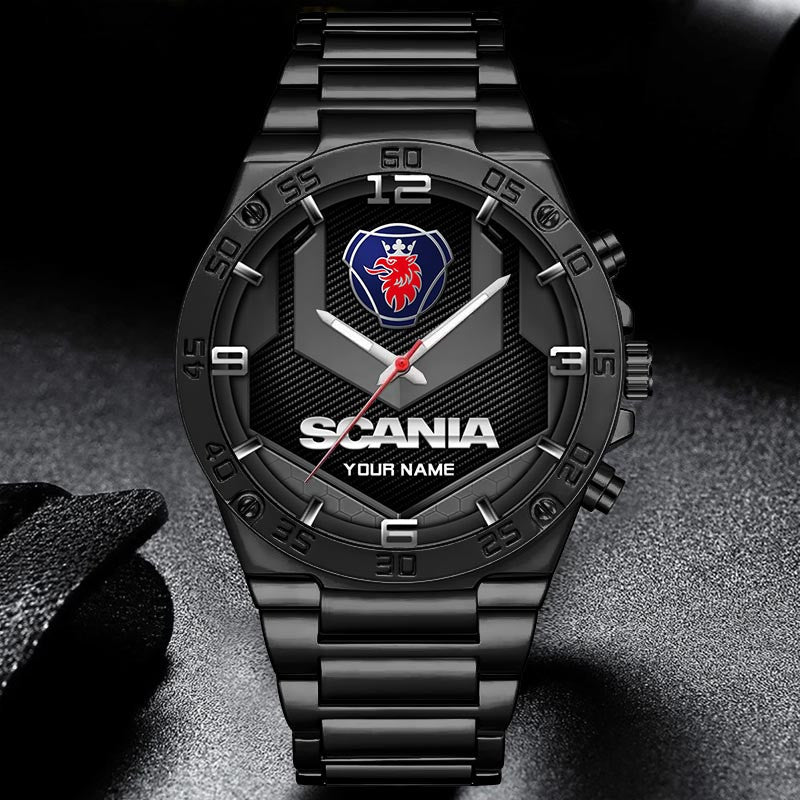 Custom Name SCN Multicolor Steel Watch