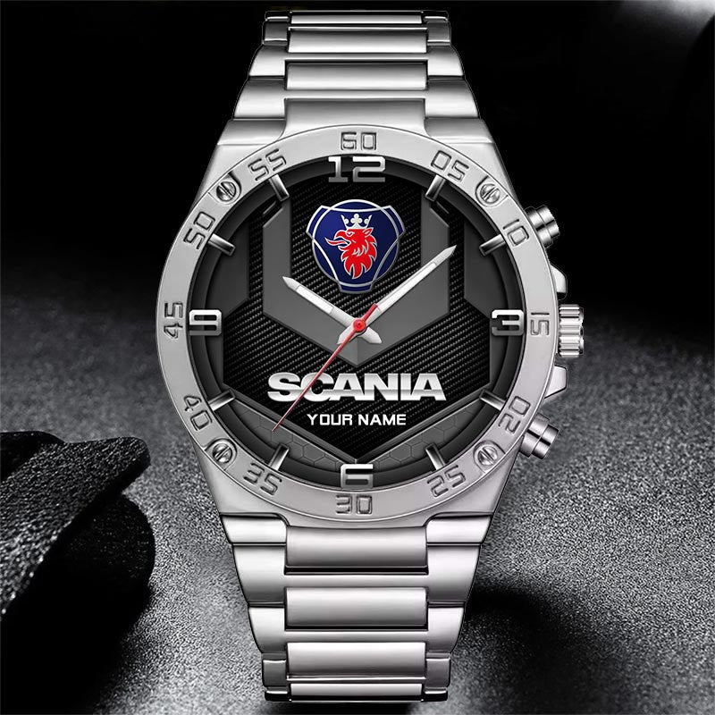 Custom Name SCN Multicolor Steel Watch