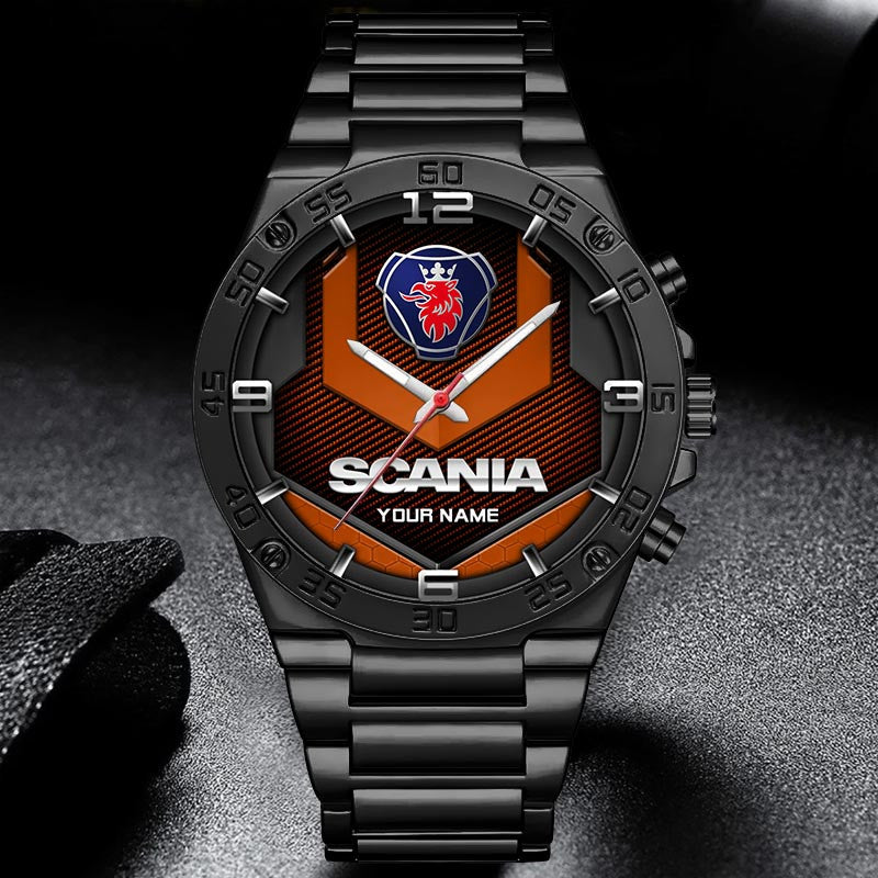 Custom Name SCN Multicolor Steel Watch
