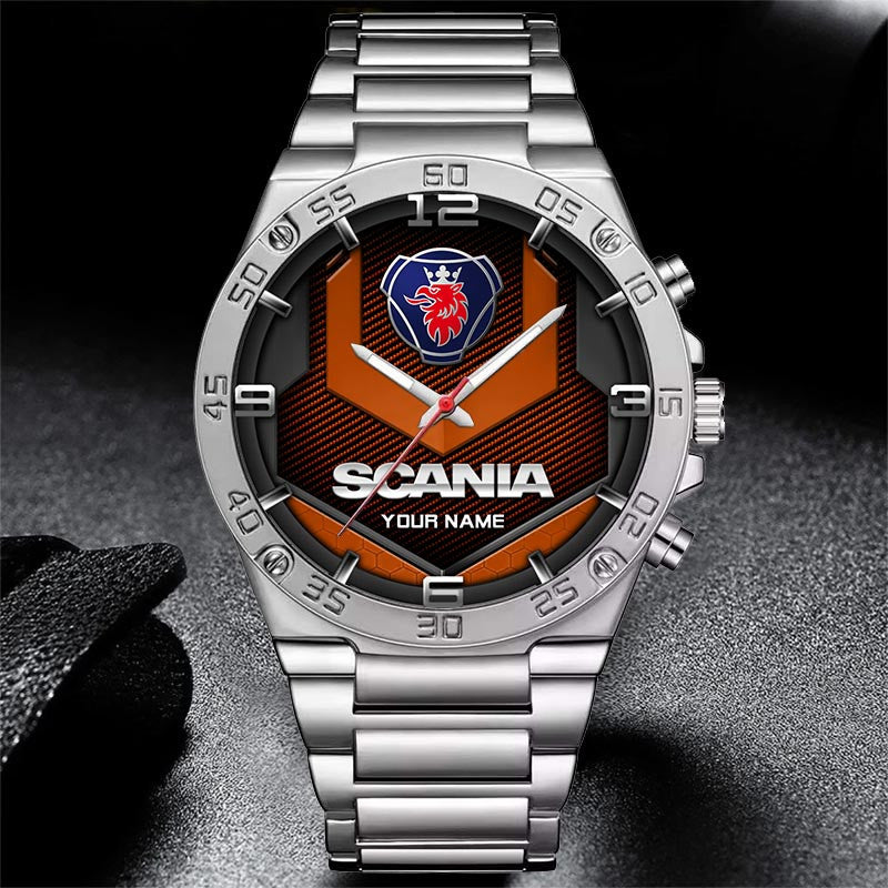 Custom Name SCN Multicolor Steel Watch