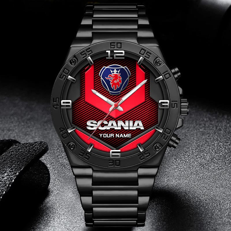 Custom Name SCN Multicolor Steel Watch