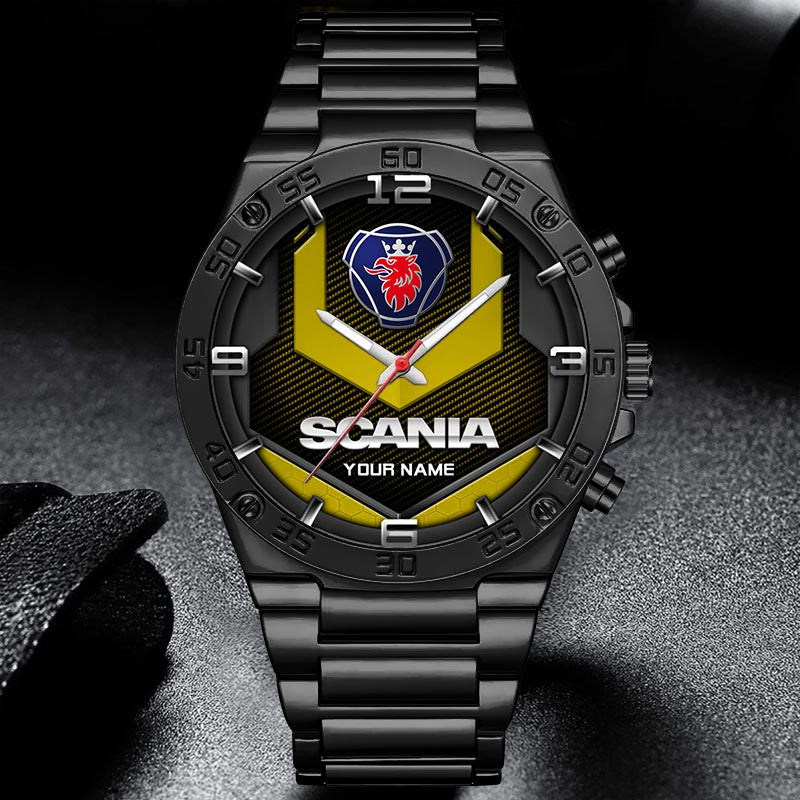 Custom Name SCN Multicolor Steel Watch