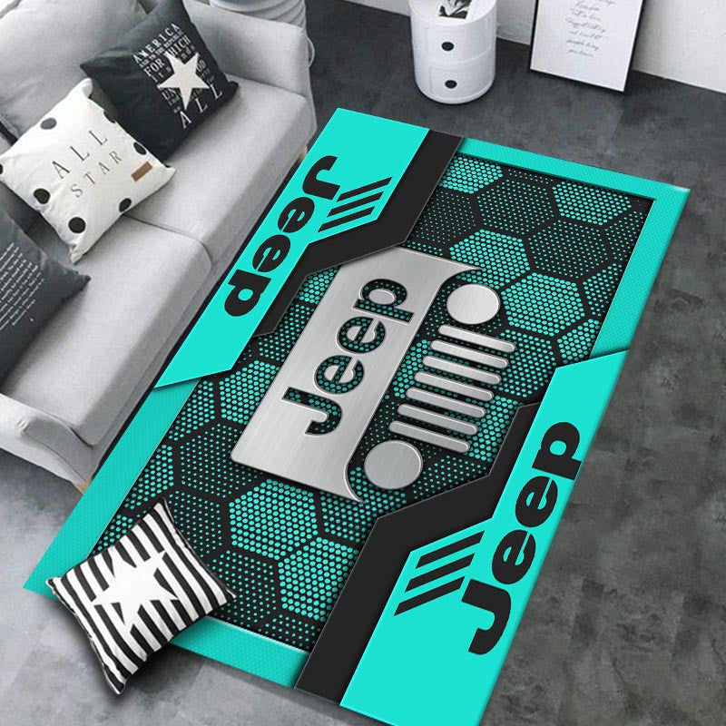 JP DMHF3409 Multicolor Foldable Rectangular Rug