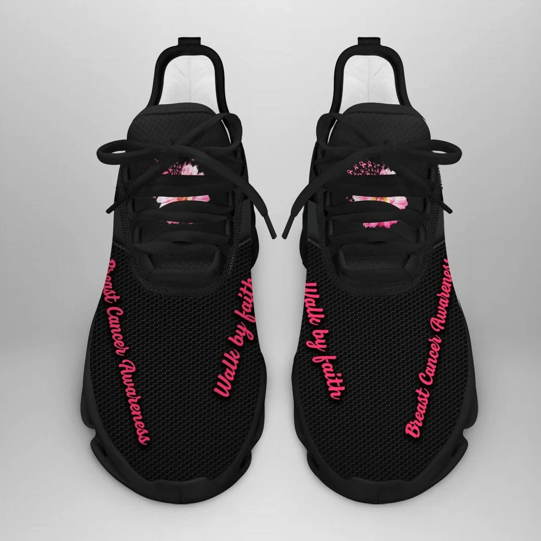Custom Text Breast Cancer Awareness Sneaker _ QUY2405