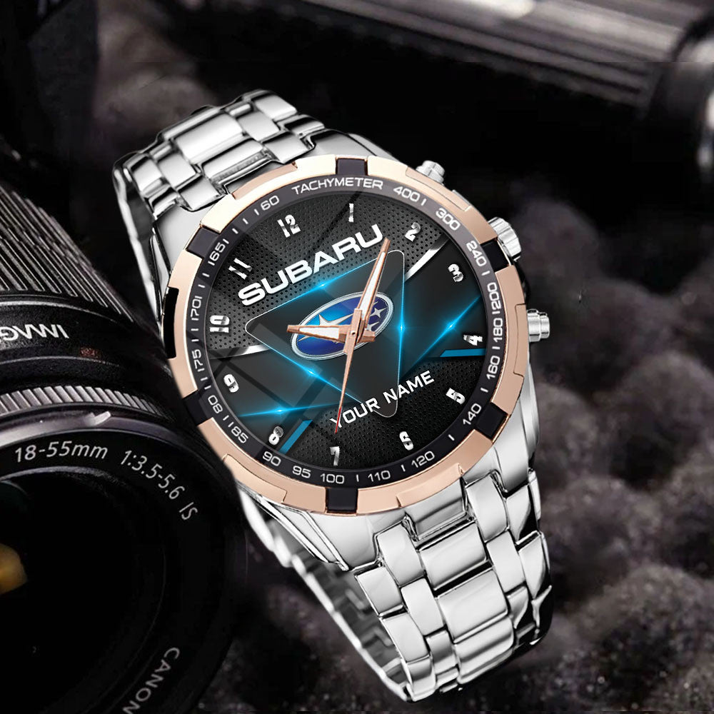 Custom Name SBR Stainless Steel Watch