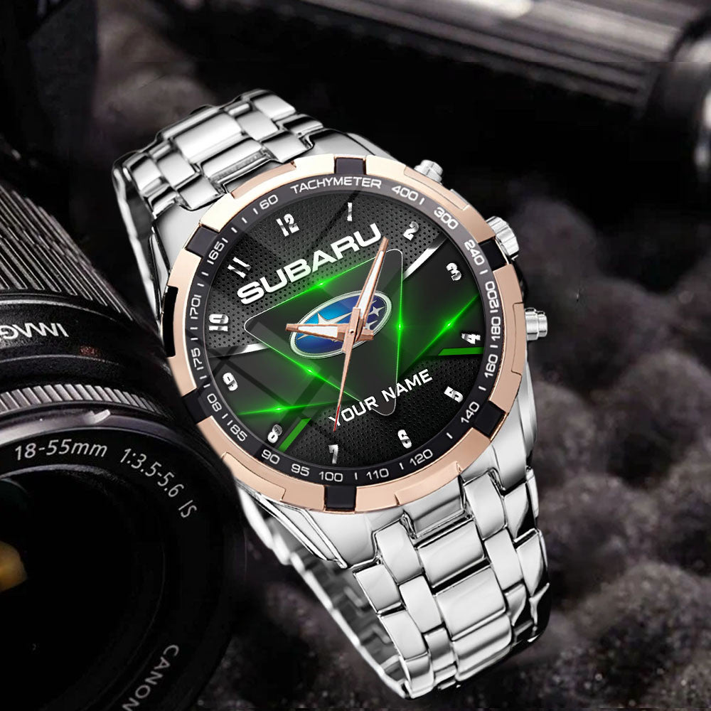 Custom Name SBR Stainless Steel Watch