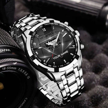 Custom Name JP Wrangler WINWATK12125 Stainless Steel Watch