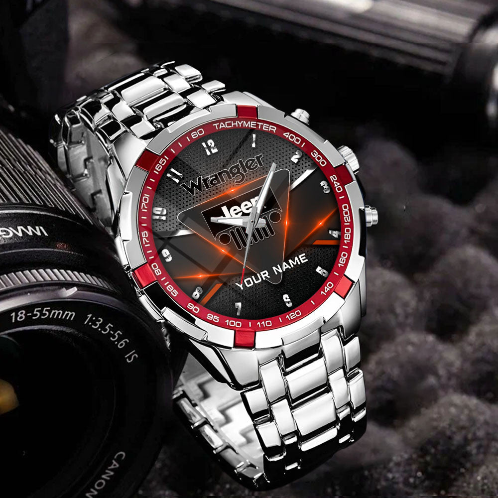 Custom Name JP Wrangler WINWATK12125 Stainless Steel Watch