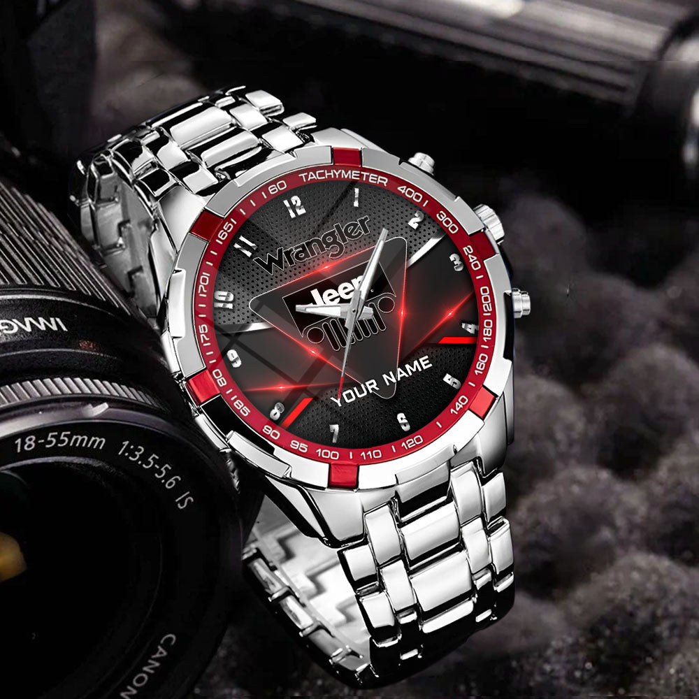 Custom Name JP Wrangler WINWATK12125 Stainless Steel Watch