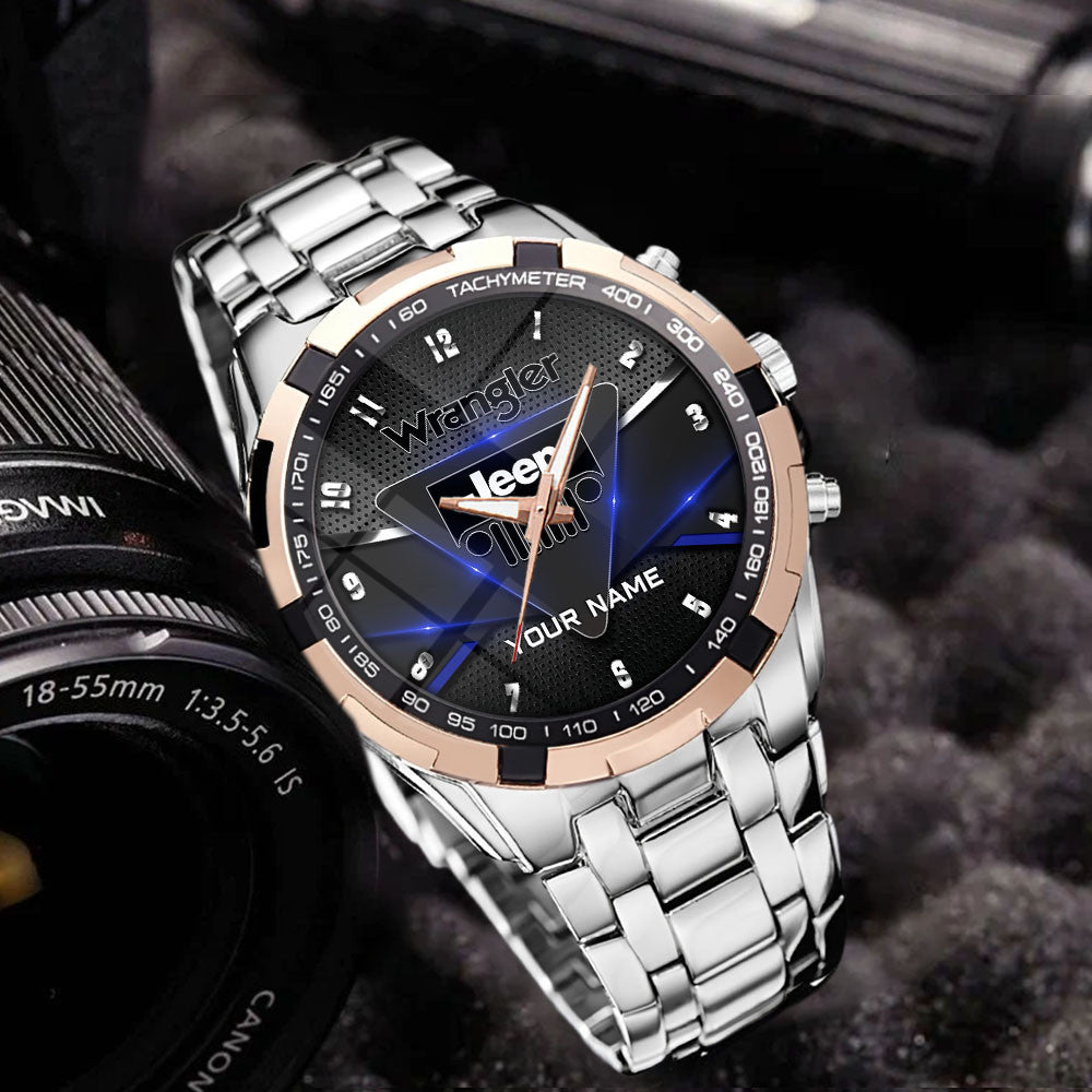 Custom Name JP Wrangler WINWATK12125 Stainless Steel Watch