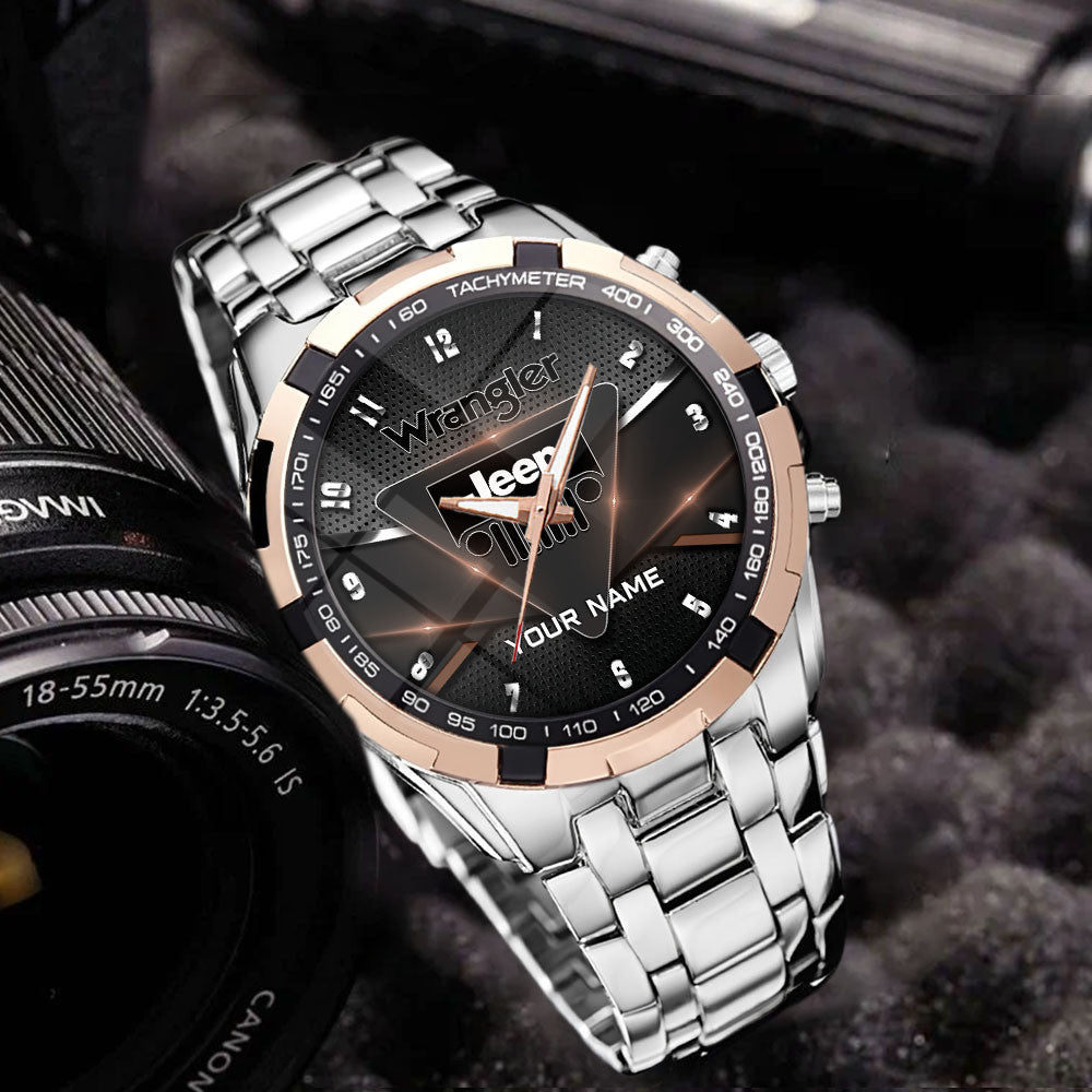 Custom Name JP Wrangler WINWATK12125 Stainless Steel Watch