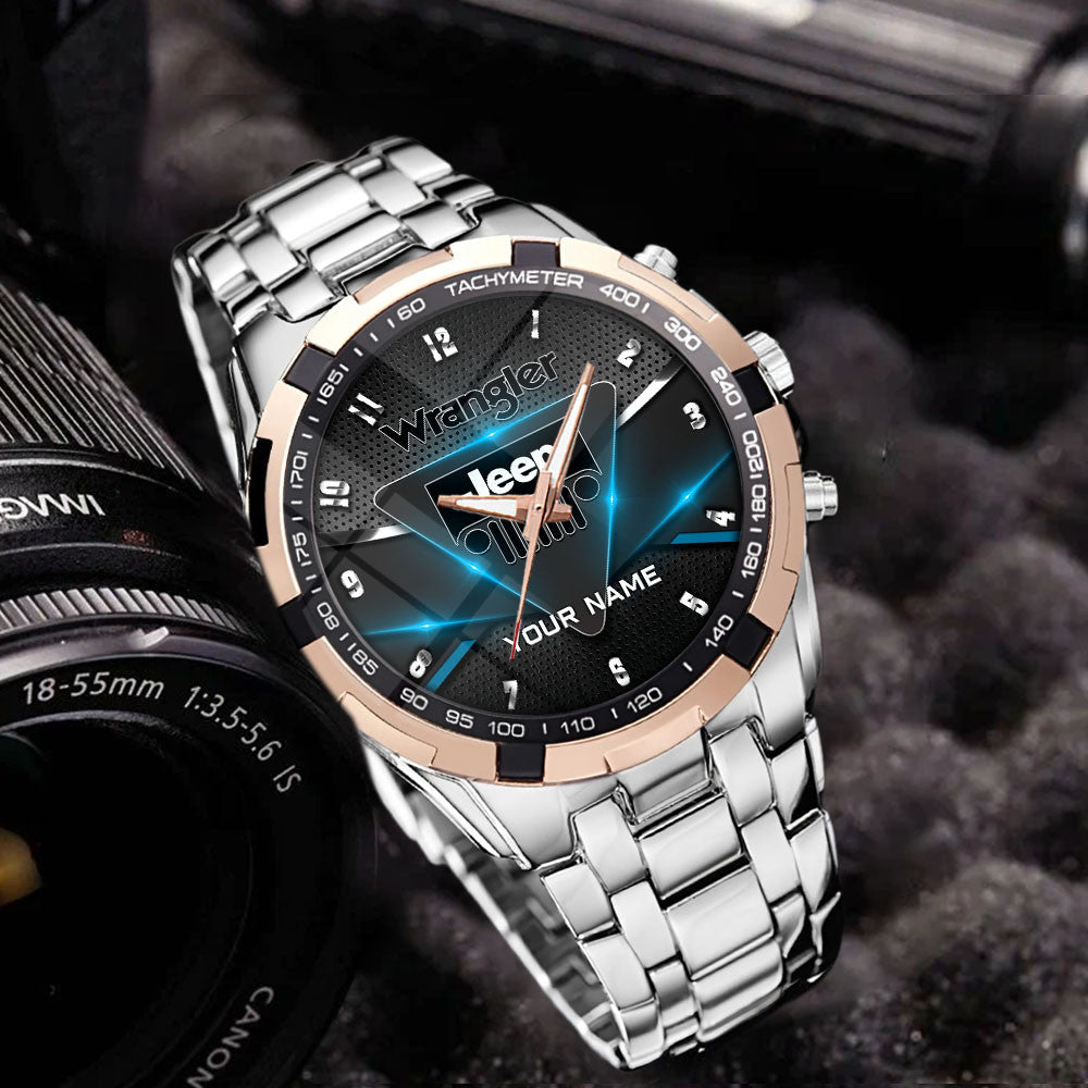 Custom Name JP Wrangler WINWATK12125 Stainless Steel Watch