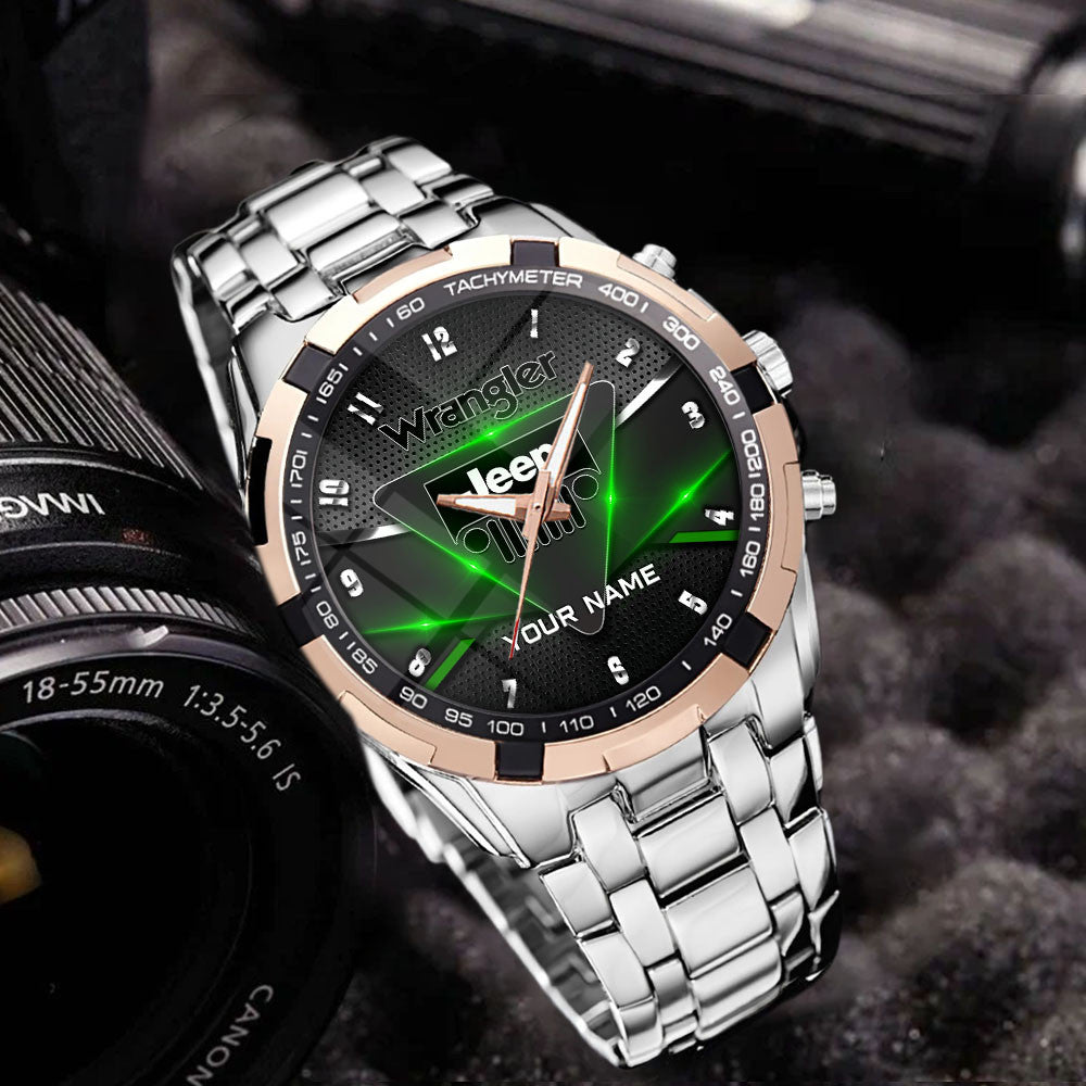 Custom Name JP Wrangler WINWATK12125 Stainless Steel Watch