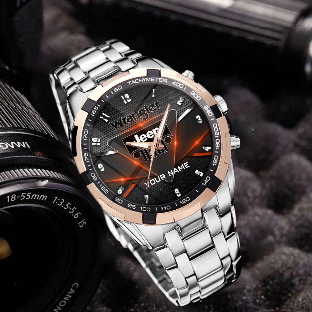 Custom Name JP Wrangler WINWATK12125 Stainless Steel Watch