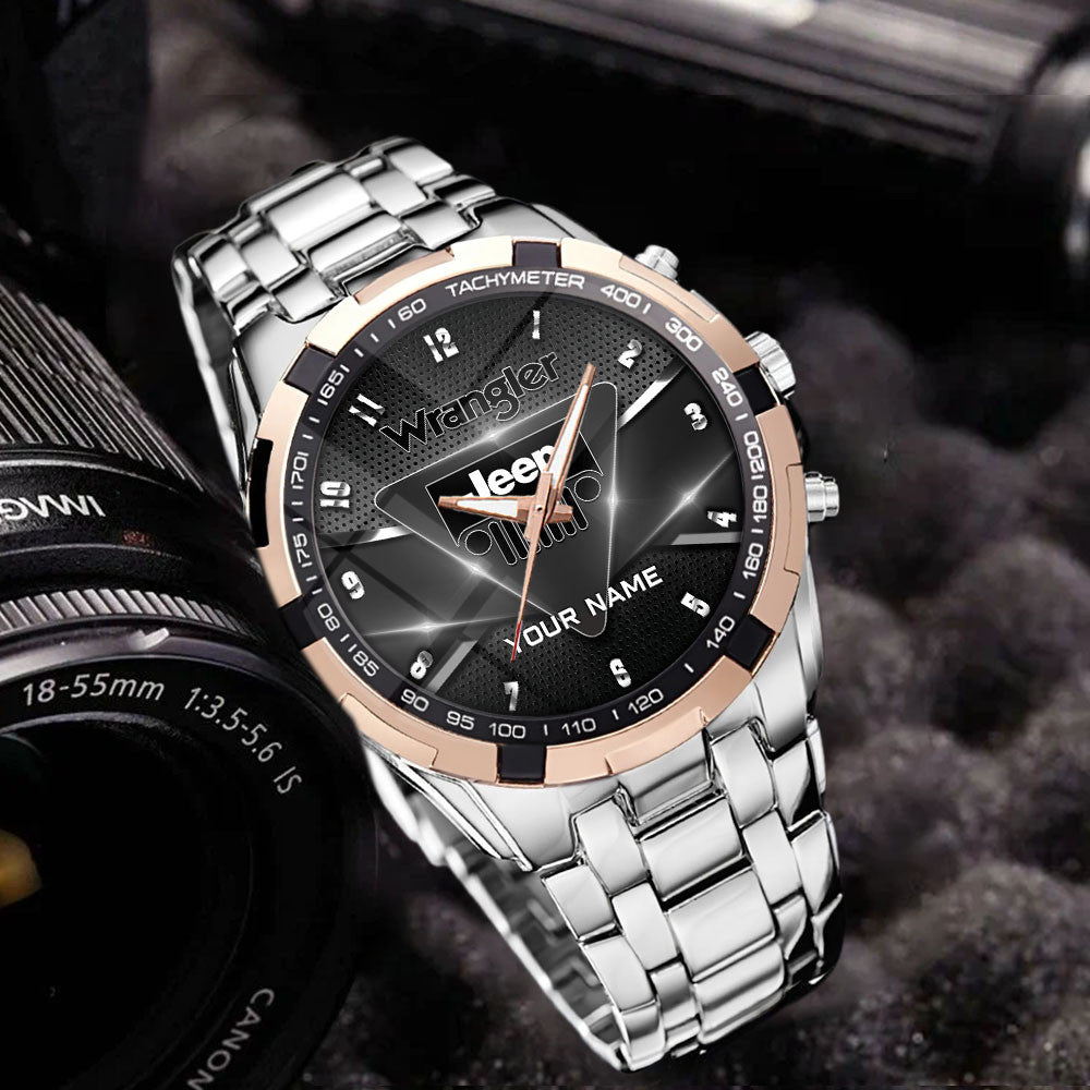 Custom Name JP Wrangler WINWATK12125 Stainless Steel Watch