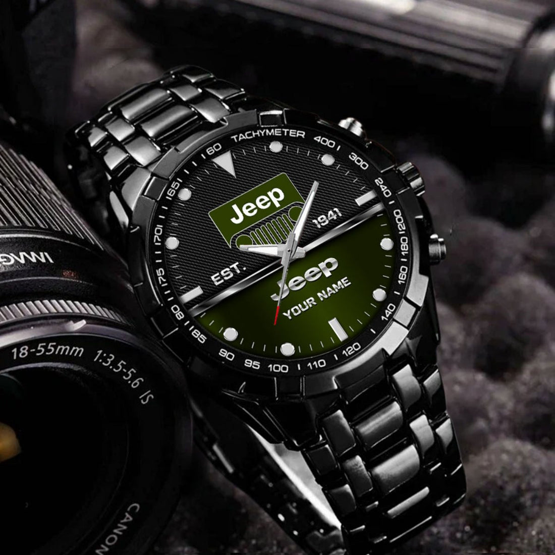 Custom Name JP DDQWATK30124 Stainless Steel Watch