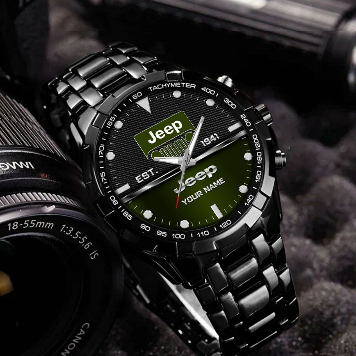 Custom Name JP DDQWATK30124 Stainless Steel Watch