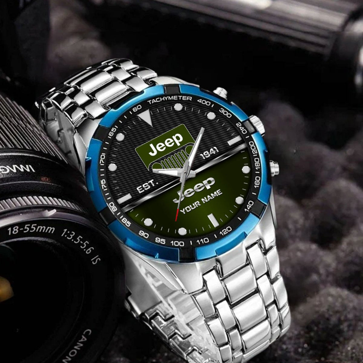 Custom Name JP DDQWATK30124 Stainless Steel Watch