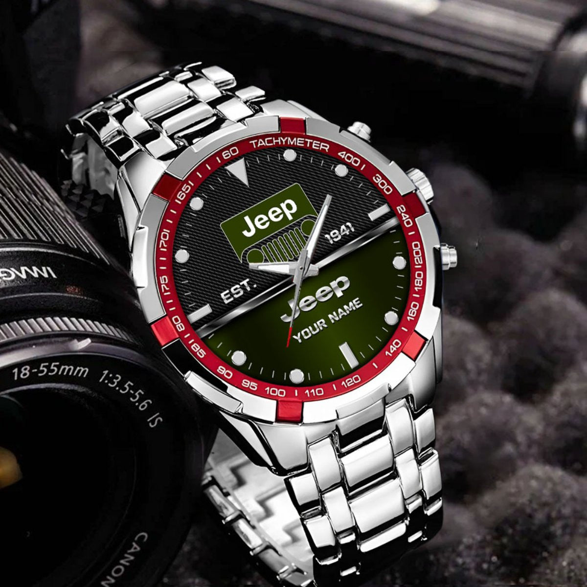 Custom Name JP DDQWATK30124 Stainless Steel Watch
