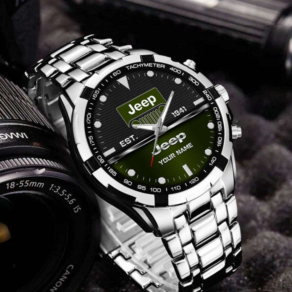 Custom Name JP DDQWATK30124 Stainless Steel Watch