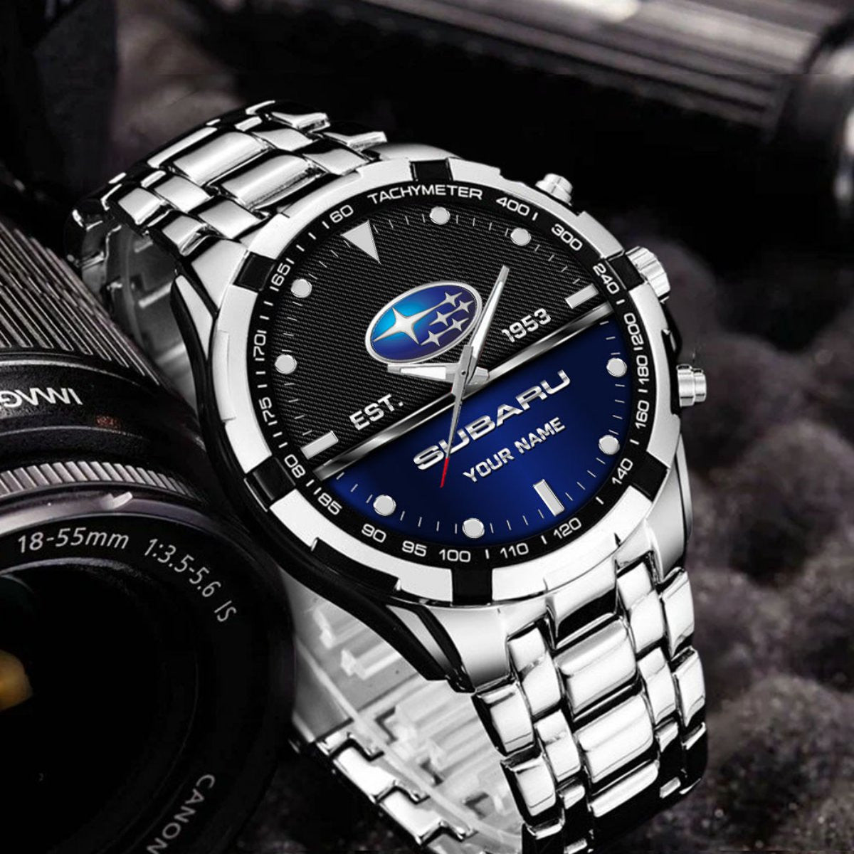 Custom Name SBR Stainless Steel Watch