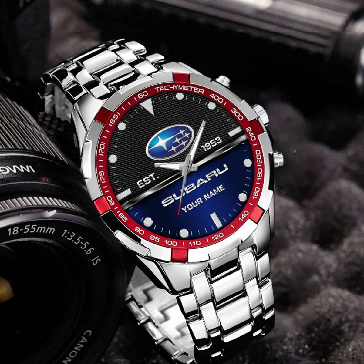 Custom Name SBR Stainless Steel Watch