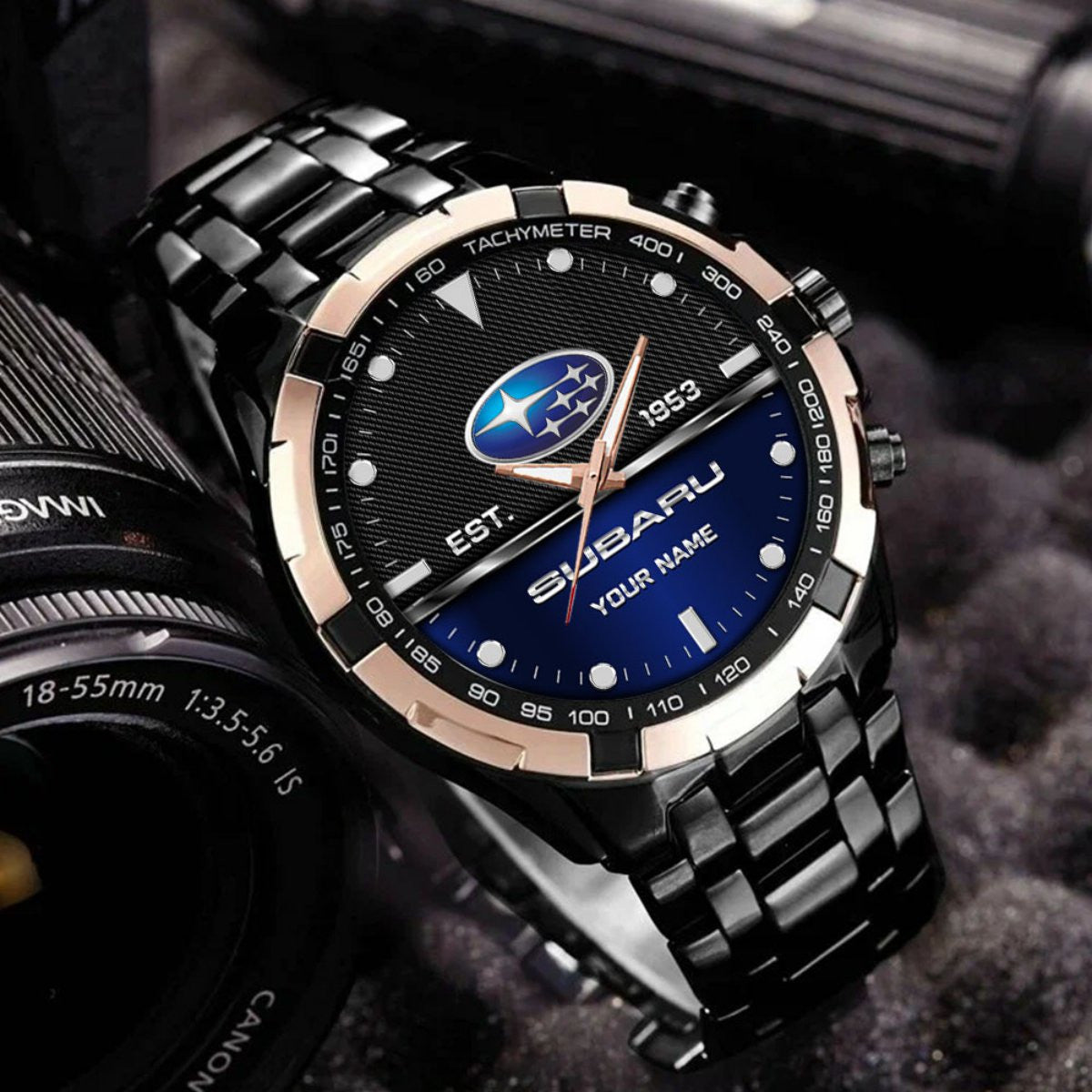 Custom Name SBR Stainless Steel Watch