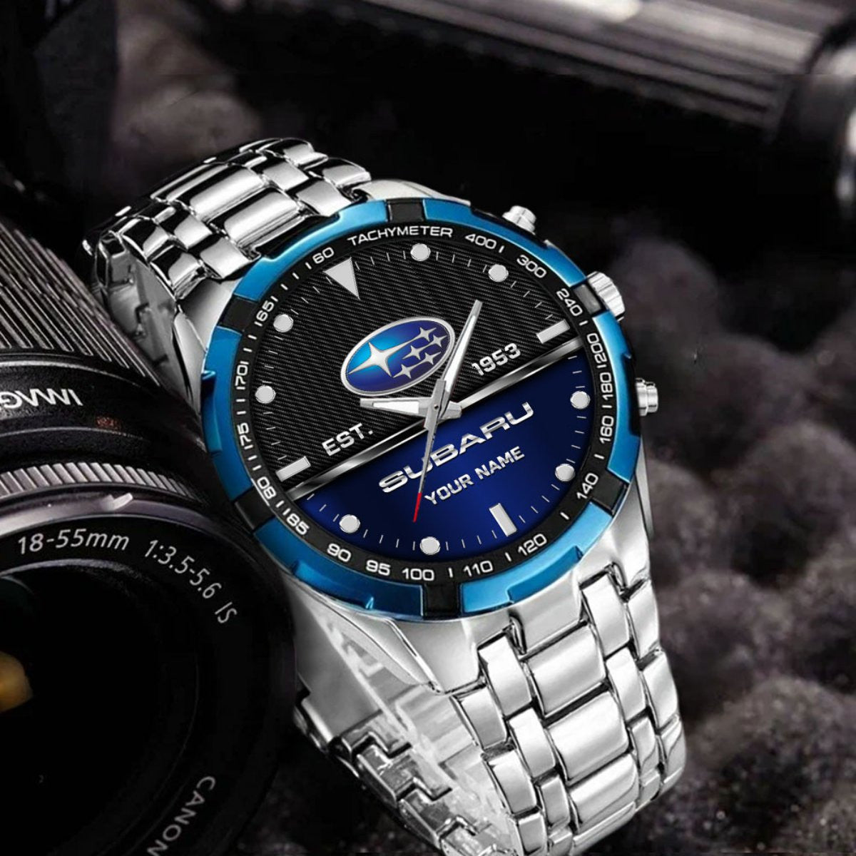 Custom Name SBR Stainless Steel Watch