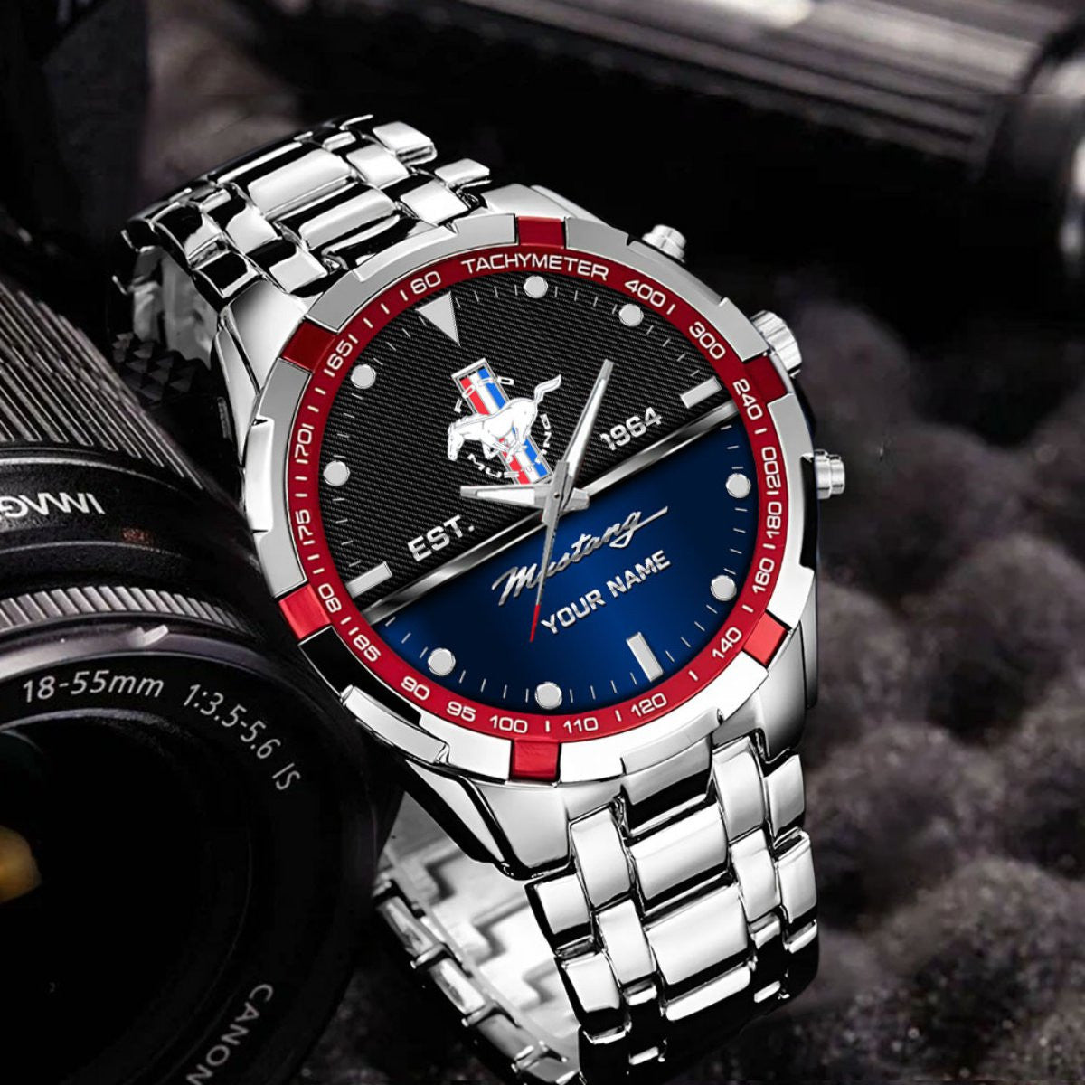 Ford Mustang FM DDQWATK30015 Stainless Steel Watch